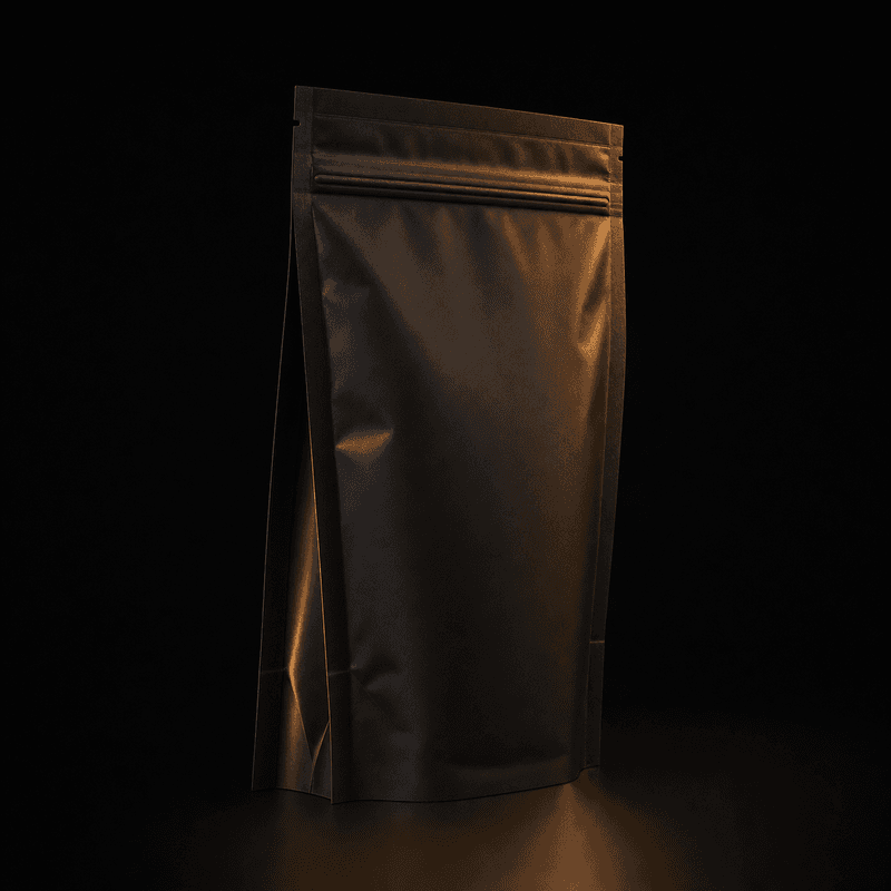 NO POWDER compostable flat-bottom pouch — 225°
